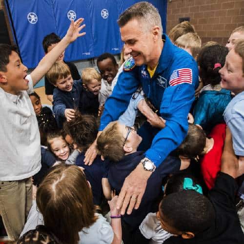 astronaut-kids Photo credit: Christian Murdock, Colorado Springs Gazette