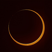 Eclipsed sun