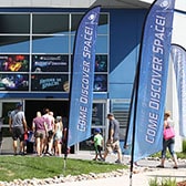 celebrating 100,000 at the Space Foundation Discovery Center