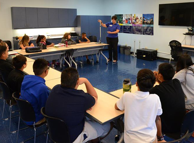 students in classroom