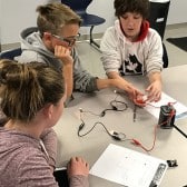 Children tinkering