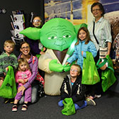 Kids in costumes