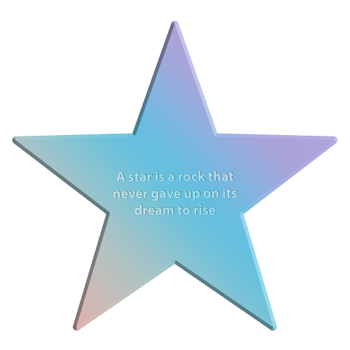 Acrylic-star-sm small star